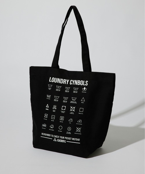 GERRY（ジェリー）の「【GERRY】ランドリーロゴキャンバストート ※R1996 YMY（トートバッグ・メンズ・ブラック/アイボリー・FREE）」の8枚目の写真