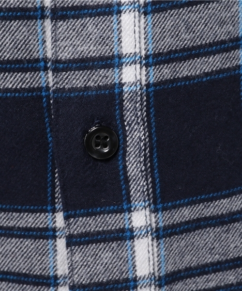 SLY（スライ）の「NATALIE CHECK SH（シャツ/ブラウス・レディース・カーキ系/ネイビー/ワインレッド・FREE）」の13枚目の写真