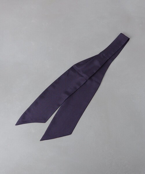 Camoshita（カモシタ）の「＜Camoshita＞ ドット プリント アスコット タイ（ネクタイ・メンズ・ネイビー/パープル/ブラック・FREE）」の3枚目の写真