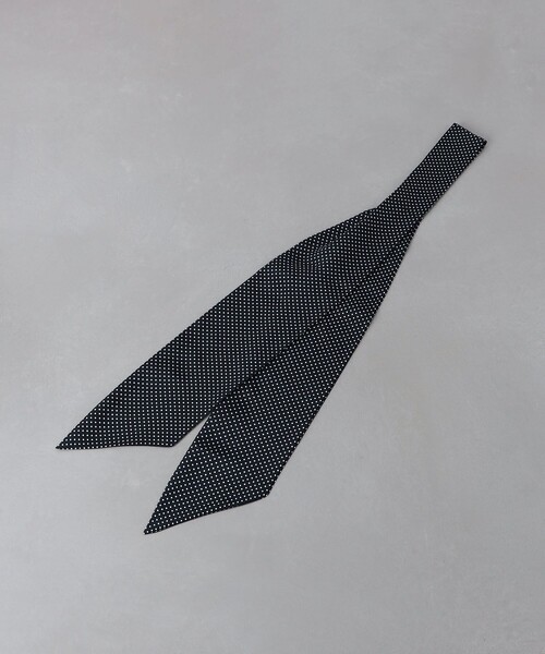 Camoshita（カモシタ）の「＜Camoshita＞ ドット プリント アスコット タイ（ネクタイ・メンズ・ネイビー/パープル/ブラック・FREE）」の2枚目の写真