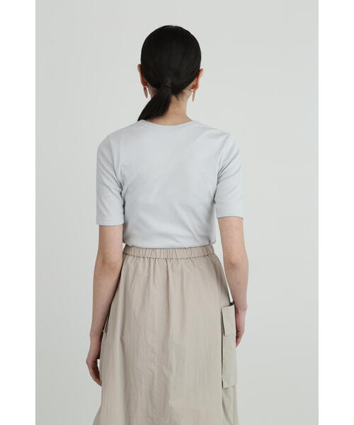 JILL STUART(ジルスチュアート)の「◆フライスエンブレムTシャツ(Tシャツ/カットソー・レディース・ブルー/ブラック/ホワイト・FREE)」の12枚目の写真