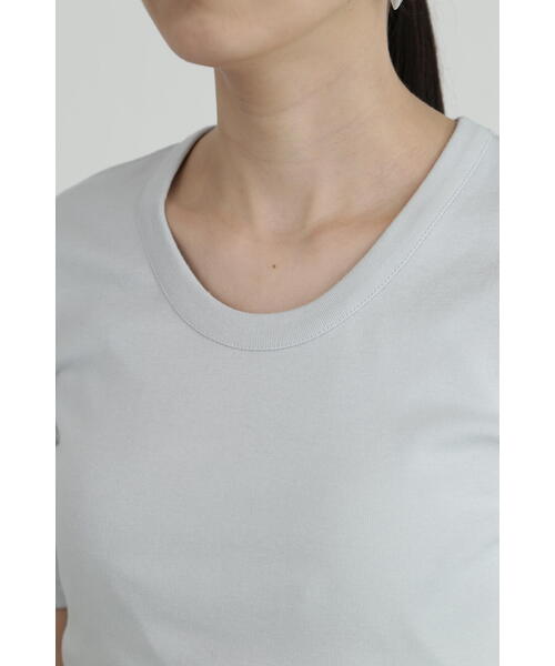 JILL STUART(ジルスチュアート)の「◆フライスエンブレムTシャツ(Tシャツ/カットソー・レディース・ブルー/ブラック/ホワイト・FREE)」の18枚目の写真