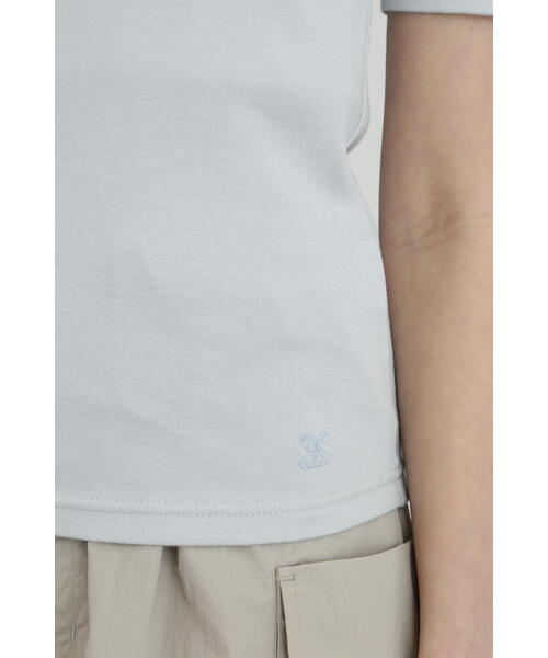 JILL STUART(ジルスチュアート)の「◆フライスエンブレムTシャツ(Tシャツ/カットソー・レディース・ブルー/ブラック/ホワイト・FREE)」の20枚目の写真