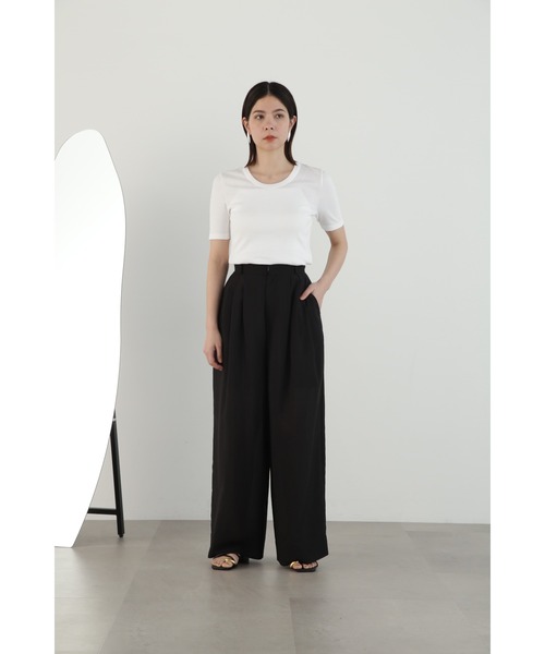 JILL STUART(ジルスチュアート)の「◆フライスエンブレムTシャツ(Tシャツ/カットソー・レディース・ブルー/ブラック/ホワイト・FREE)」の7枚目の写真