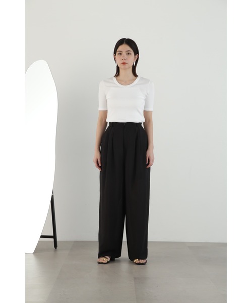 JILL STUART(ジルスチュアート)の「◆フライスエンブレムTシャツ(Tシャツ/カットソー・レディース・ブルー/ブラック/ホワイト・FREE)」の9枚目の写真