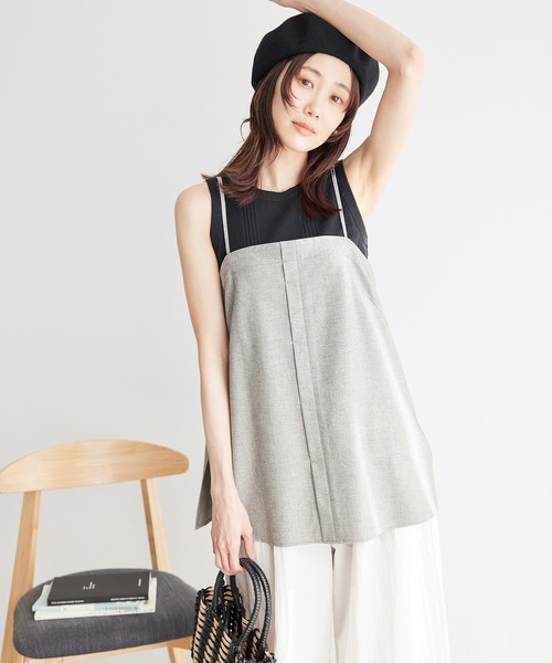 セール】【ご好評につき新色追加！】チュニックビスチェ/セットアップ