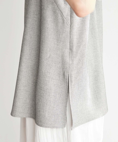 ROPE' PICNIC(ロペピクニック)の「【ご好評につき新色追加!】チュニックビスチェ/セットアップ対応・UVケア(キャミソール・レディース・ベージュ/グレー/ライトグレー/ベージュ系その他・38)」の18枚目の写真