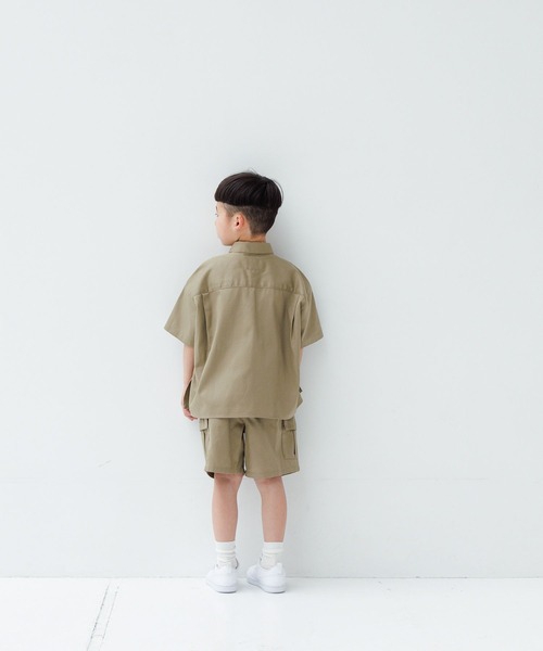 LOWRYS FARM(ローリーズファーム)の「DICKIESシャツ 994129(シャツ/ブラウス・キッズ・ベージュ/ブラック・130cm/150cm/110cm/140cm/120cm)」の16枚目の写真