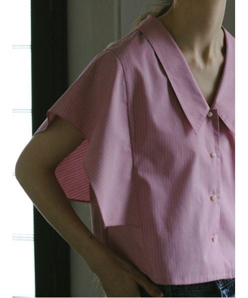 AMAIL（アマイル）の「Jaefun marin shirt（シャツ/ブラウス・レディース・ストライプ/ブラック/ホワイト・FREE）」の18枚目の写真