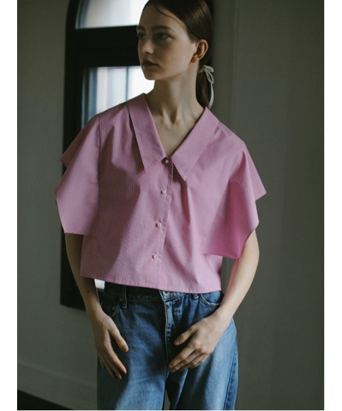 AMAIL（アマイル）の「Jaefun marin shirt（シャツ/ブラウス・レディース・ストライプ/ブラック/ホワイト・FREE）」の19枚目の写真