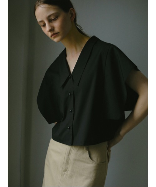 AMAIL（アマイル）の「Jaefun marin shirt（シャツ/ブラウス・レディース・ストライプ/ブラック/ホワイト・FREE）」の13枚目の写真