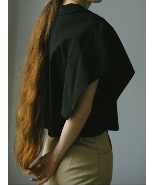 AMAIL（アマイル）の「Jaefun marin shirt（シャツ/ブラウス・レディース・ストライプ/ブラック/ホワイト・FREE）」の15枚目の写真