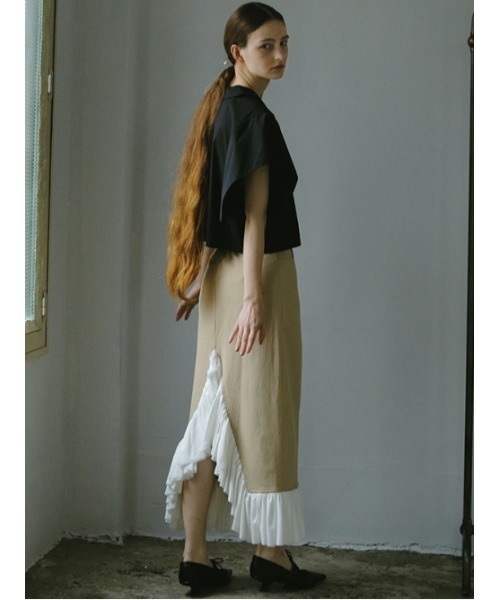 AMAIL（アマイル）の「Jaefun marin shirt（シャツ/ブラウス・レディース・ストライプ/ブラック/ホワイト・FREE）」の16枚目の写真