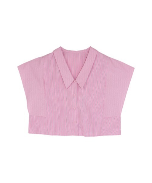 AMAIL（アマイル）の「Jaefun marin shirt（シャツ/ブラウス・レディース・ストライプ/ブラック/ホワイト・FREE）」の7枚目の写真