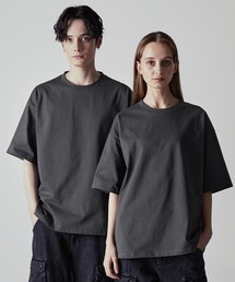 CLEL(�N���C��)�́yCLEL�zFunctionary cotton heavyweight short sleeve T-shirt/�t�@���N�V���i���[�R�b�g�� �w�r�[�E�F�C�g����T�V���c(T�V���c/�J�b�g�\�[)