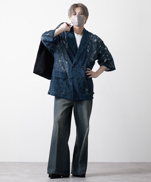 CLEL(クレイル)の「【CLEL】Functionary cotton heavyweight short sleeve T-shirt/ファンクショナリーコットン ヘビーウェイト半袖Tシャツ(Tシャツ/カットソー・メンズ・ホワイト/グレイッシュブルー/チャコールグレー/グレイッシュベージュ/ブラック/ライトグレー/ブルー系1/ライトパープル/チャコールアッシュ・L/M/S/XS)」の12枚目の写真