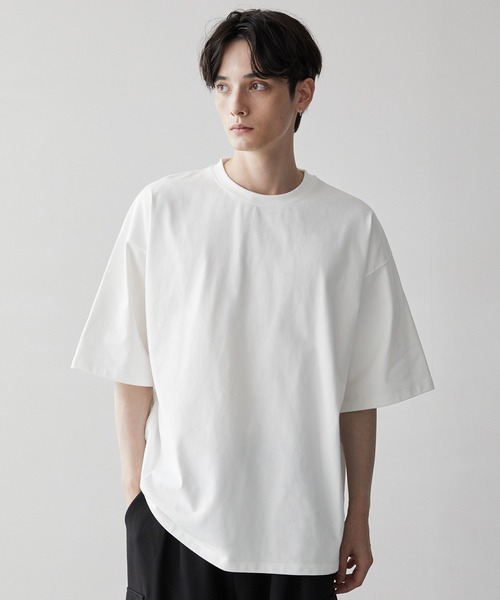 ふっとぼーる Lサイズ　コットン半袖Tシャツ　ホワイトネイビー ふっとぼーる Lサイズ コットン半袖Tシャツ ホワイトネイビー