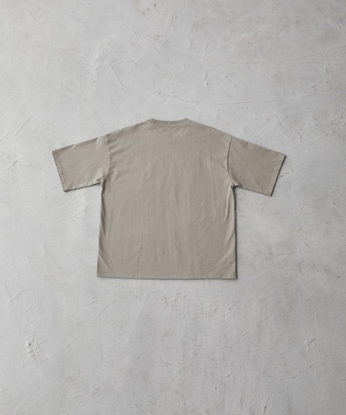 CLEL（クレイル）の「【CLEL】Functionary cotton heavyweight short sleeve T-shirt/ファンクショナリーコットン ヘビーウェイト半袖Tシャツ（Tシャツ/カットソー・メンズ・ホワイト/ブラック/チャコールグレー/グレイッシュブルー/グレイッシュベージュ/チャコールアッシュ/ブルー系1/ライトパープル/ライトグレー・XS/S/M/L）」の22枚目の写真