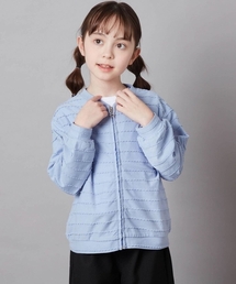 a.v.v | [140-150]【UVカット】ボーダーJQカーデ(カーディガン/ボレロ)