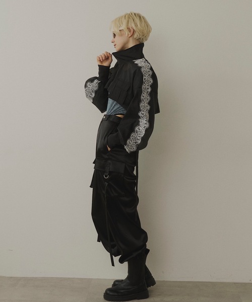クロップド ジップ ブルゾン ヴィンテージライク 韓国 春 cr8140 クロップド ジップ ブルゾン ヴィンテージライク 春 韓国 hr8140
