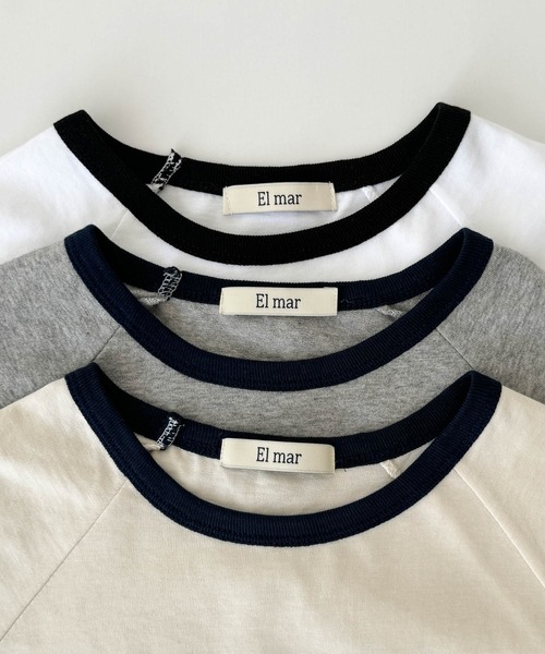 CANAL JEAN(キャナルジーン)の「El mar CE刺繍リンガーチビTEE(Tシャツ/カットソー・レディース・ホワイト/ベージュ/グレー・ONE SIZE)」の19枚目の写真