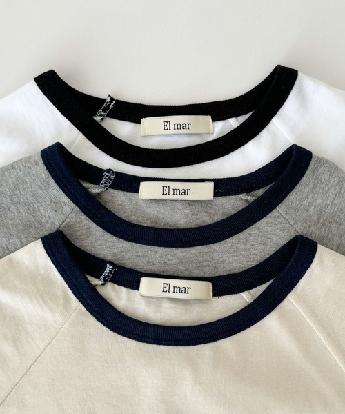 CANAL JEAN(キャナルジーン)の「El mar CE刺繍リンガーチビTEE(Tシャツ/カットソー・レディース・ホワイト/ベージュ/グレー・ONE SIZE)」の20枚目の写真