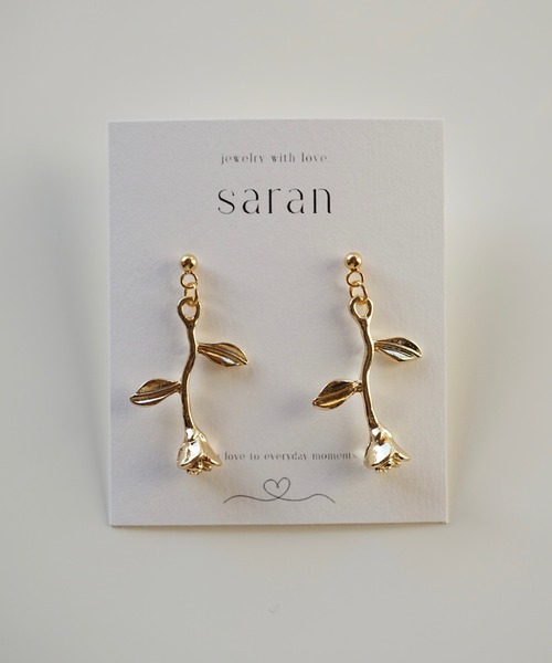 CERCA(チェルカ)の「saran jewelry/シンプルモチーフ ピアス(ピアス(両耳用)・レディース・ゴールド/シルバー・FREE)」の1枚目の写真