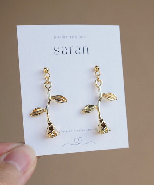 CERCA(チェルカ)の「saran jewelry/シンプルモチーフ ピアス(ピアス(両耳用)・レディース・ゴールド/シルバー・FREE)」の5枚目の写真