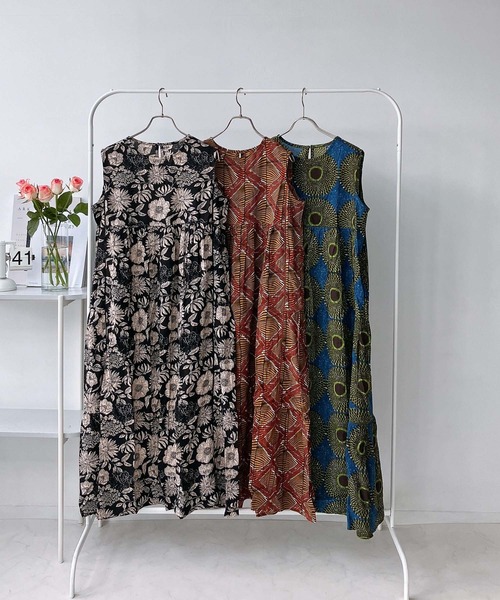 AS KNOW AS plus（アズノゥアズプラス）の「◎ひんやりギャザーワンピ