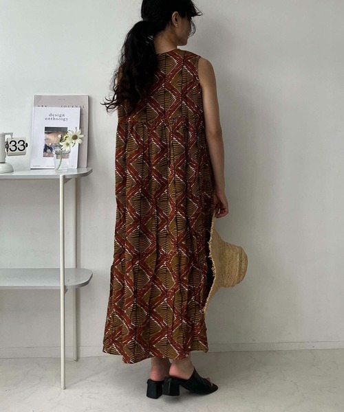 AS KNOW AS plus（アズノゥアズプラス）の「◎ひんやりギャザーワンピ