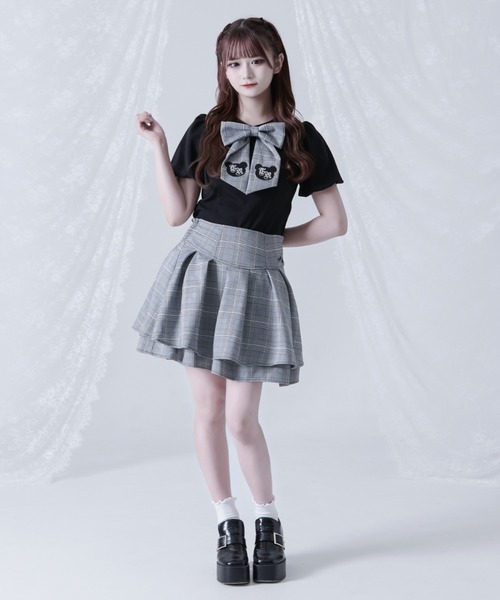 「TRAVAS TOKYO/トラバス トーキョー」リボン付きパフスリーブトップス レディース セール】『TRAVAS TOKYO/トラバス トーキョー』リボン付き