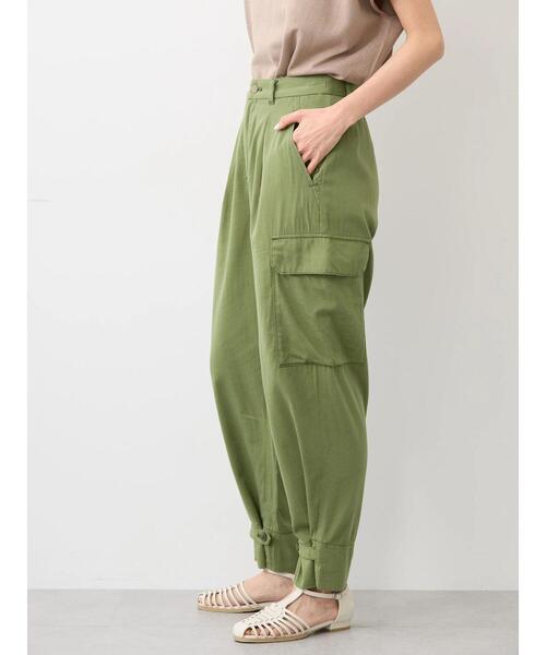 AMERICAN HOLIC(アメリカンホリック)の「接触冷感2WAYカーゴパンツ(カーゴパンツ・レディース・ブラック/カーキ・S/L/M)」の7枚目の写真