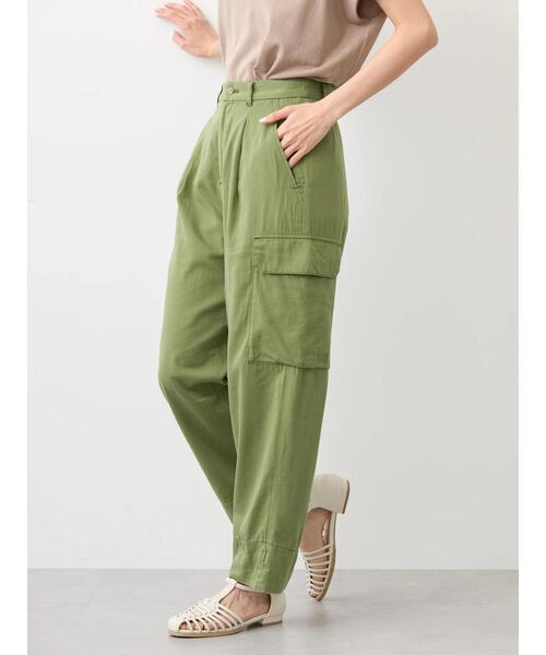 AMERICAN HOLIC(アメリカンホリック)の「接触冷感2WAYカーゴパンツ(カーゴパンツ・レディース・ブラック/カーキ・S/L/M)」の12枚目の写真