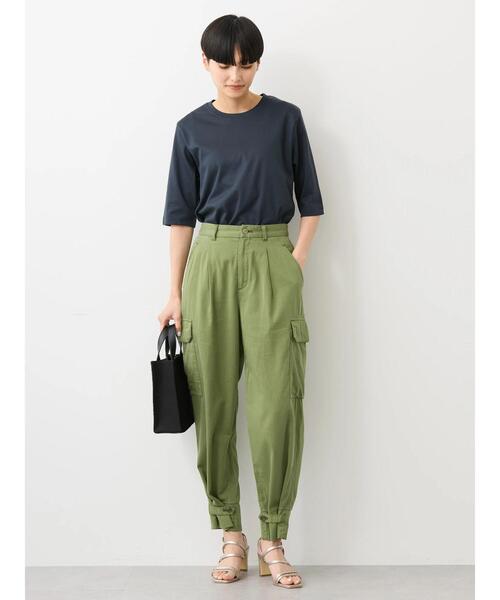 AMERICAN HOLIC(アメリカンホリック)の「接触冷感2WAYカーゴパンツ(カーゴパンツ・レディース・ブラック/カーキ・S/L/M)」の21枚目の写真