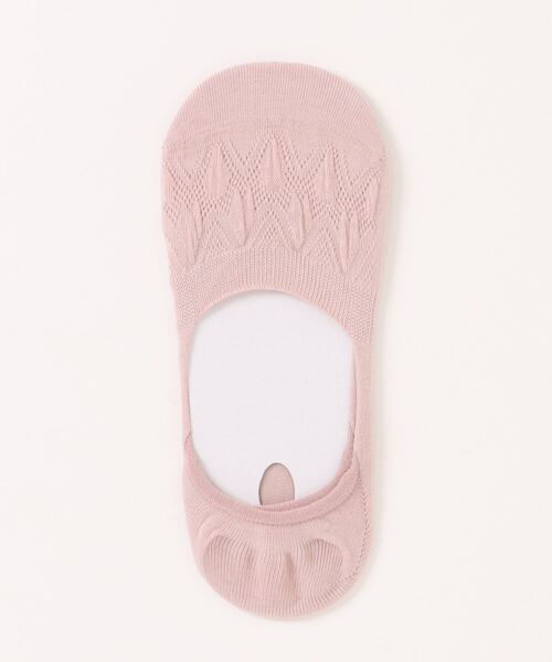 Fun & Daily(ファンアンドデイリー)の「F&D : カットアウトメッシュカバーソックス(ソックス/靴下・レディース・ホワイト/グリーン/ピンク/ベージュ/ブラック・FREE)」の6枚目の写真