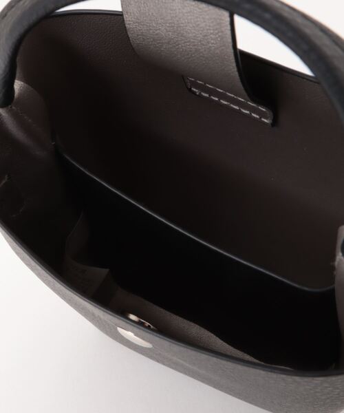 SETUP7（セットアップセブン）の「【SETUP7】縦型ショートハンドル2WAYバッグ プリンシⅡ 74524 LARG（ショルダーバッグ・レディース・ブラック/シルバー/ライトグリーン・FREE）」の10枚目の写真