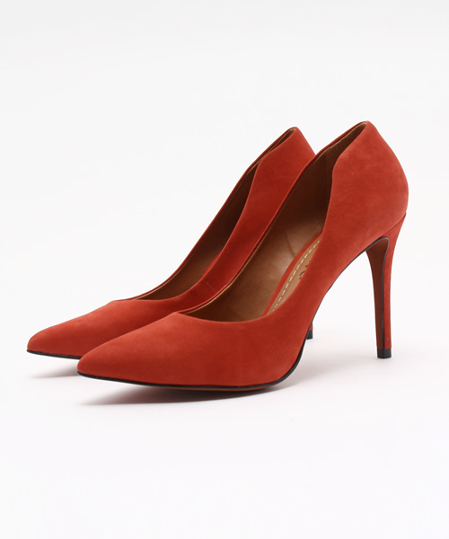 CARRANO（カラーノ）の「【雑誌掲載商品】【CARRANO】スエードプレーンパンプス（パンプス・レディース・ホワイト/オレンジ/ブラック/ベージュ/カーキ・38/37/36）」の5枚目の写真