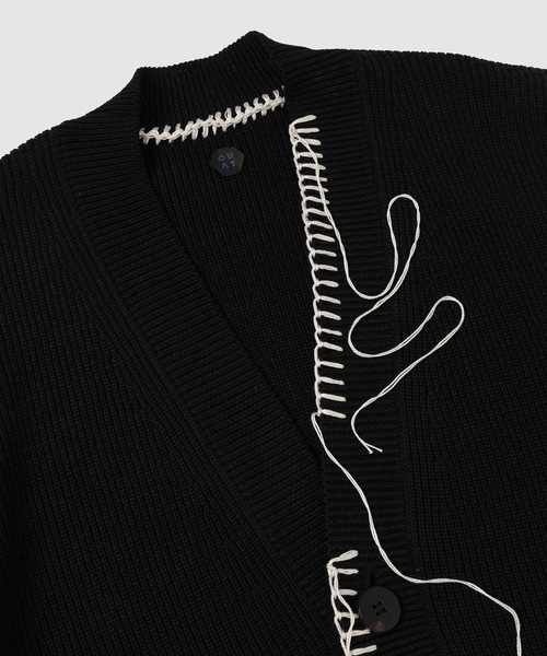 OUAT(オーユーエーティー)の「OFFICE CARDIGAN(カーディガン/ボレロ・メンズ・ブラック・3)」の3枚目の写真