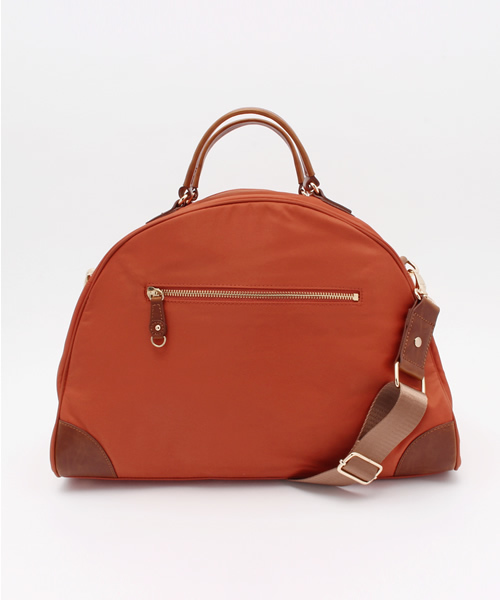 Fleur des Champs(フルールデシャン)の「Fleur フルール ナイロン 2WAY ボストンバッグ ショルダー付き(ショルダーバッグ・レディース・ベージュ/オレンジ/レッド/ネイビー/ブラック・FREE)」の5枚目の写真