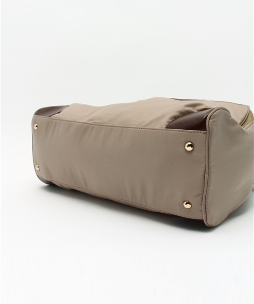 Fleur des Champs(フルールデシャン)の「Fleur フルール ナイロン 2WAY ボストンバッグ ショルダー付き(ショルダーバッグ・レディース・ベージュ/オレンジ/レッド/ネイビー/ブラック・FREE)」の14枚目の写真