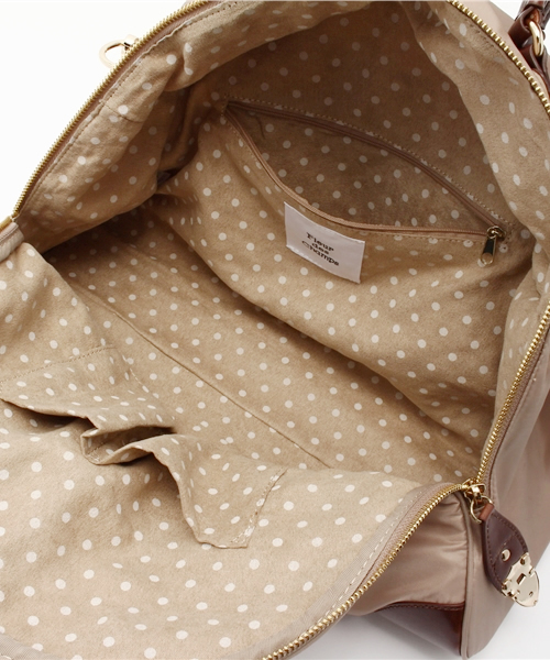 Fleur des Champs(フルールデシャン)の「Fleur フルール ナイロン 2WAY ボストンバッグ ショルダー付き(ショルダーバッグ・レディース・ベージュ/オレンジ/レッド/ネイビー/ブラック・FREE)」の16枚目の写真