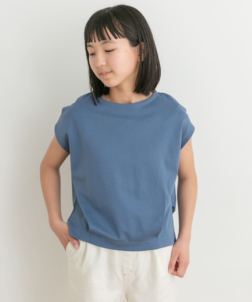 URBAN RESEARCH DOORS（アーバンリサーチドアーズ）の「『親子リンク』フレンチタックプルオーバー(KIDS)（Tシャツ/カットソー・キッズ・ブルー/アイボリー・150）」の21枚目の写真
