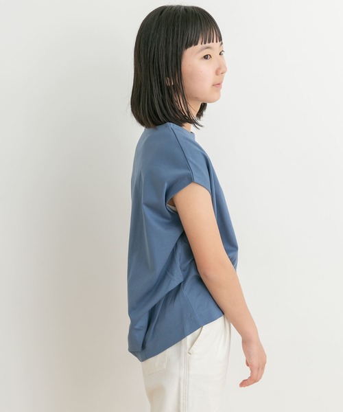 URBAN RESEARCH DOORS（アーバンリサーチドアーズ）の「『親子リンク』フレンチタックプルオーバー(KIDS)（Tシャツ/カットソー・キッズ・ブルー/アイボリー・150）」の20枚目の写真