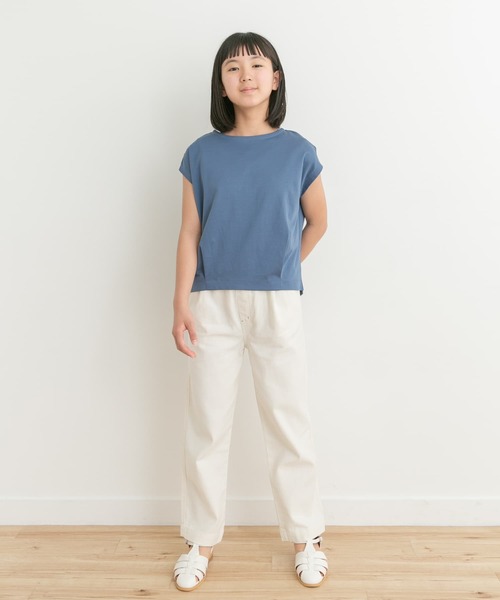 URBAN RESEARCH DOORS（アーバンリサーチドアーズ）の「『親子リンク』フレンチタックプルオーバー(KIDS)（Tシャツ/カットソー・キッズ・ブルー/アイボリー・150）」の17枚目の写真