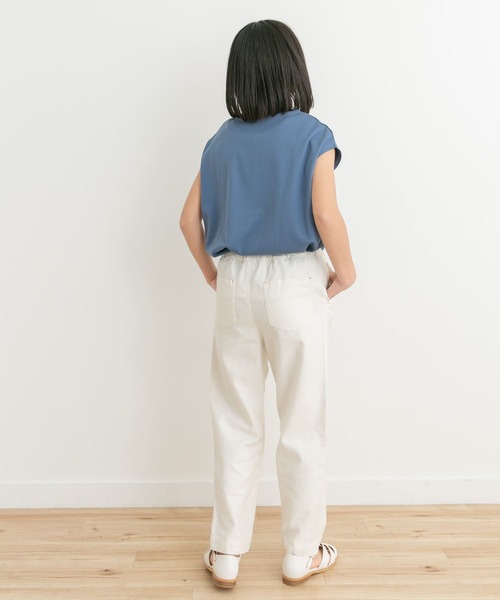 URBAN RESEARCH DOORS（アーバンリサーチドアーズ）の「『親子リンク』フレンチタックプルオーバー(KIDS)（Tシャツ/カットソー・キッズ・ブルー/アイボリー・150）」の15枚目の写真