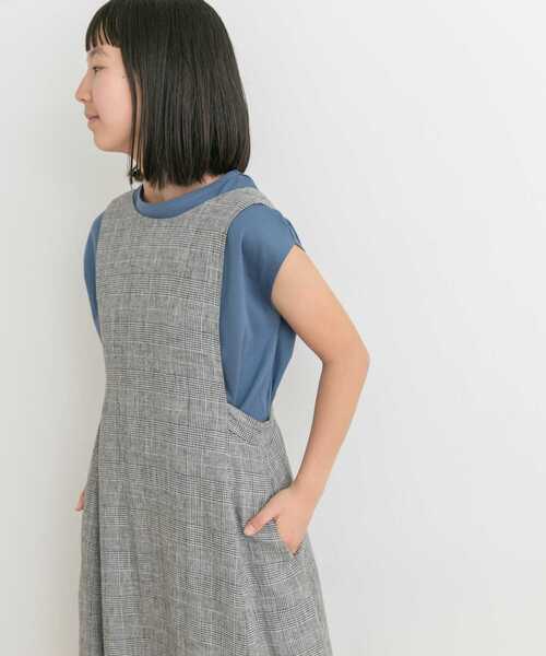 URBAN RESEARCH DOORS（アーバンリサーチドアーズ）の「『親子リンク』フレンチタックプルオーバー(KIDS)（Tシャツ/カットソー・キッズ・ブルー/アイボリー・150）」の10枚目の写真