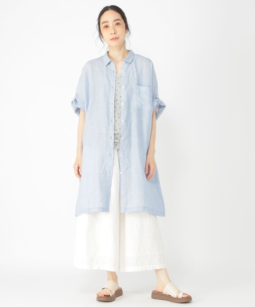 リネン100バギーパンツ[プラスサイズあり]（その他パンツ）｜studio CLIP（スタディオクリップ）