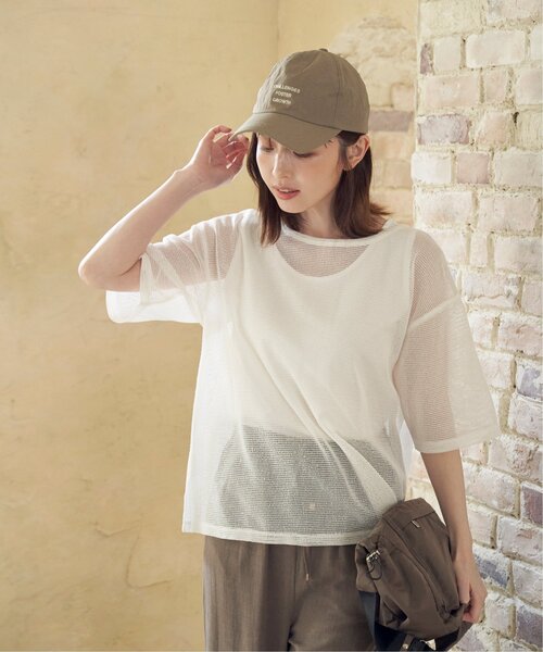 ikka（イッカ）の「刺繍ロゴキャップ（ハット・レディース・ベージュ/ライム/ブラック・FREE）」の19枚目の写真