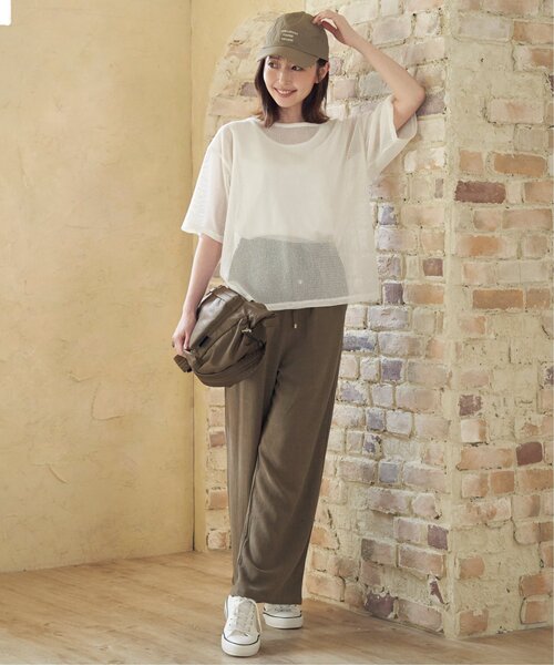 ikka（イッカ）の「刺繍ロゴキャップ（ハット・レディース・ベージュ/ライム/ブラック・FREE）」の20枚目の写真