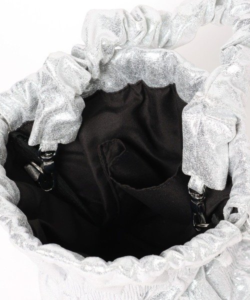 LEPSIM（レプシィム）の「キラキラシャーリングミニバッグ　129725（ショルダーバッグ・レディース・ブラック/シルバー/ゴールド/シルバー系その他/ゴールド系その他/ガンメタ・ONE SIZE）」の20枚目の写真